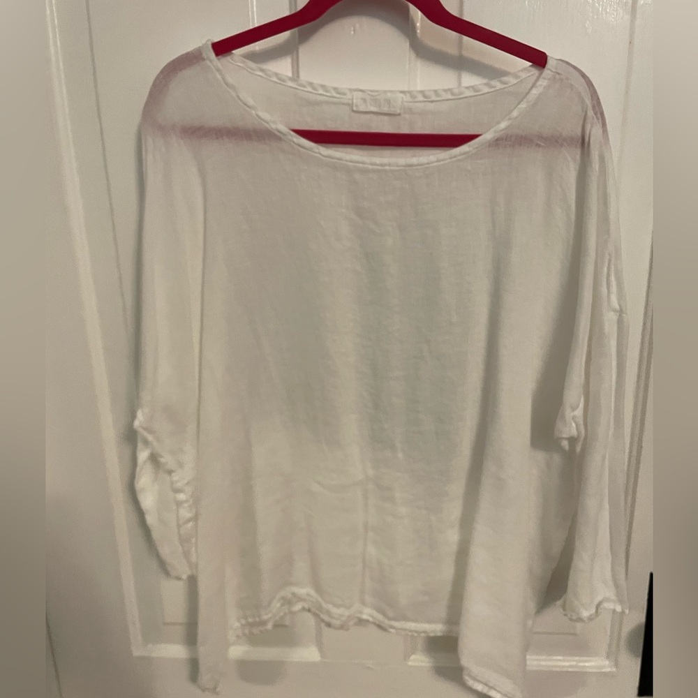 CP Shade linen boxy top